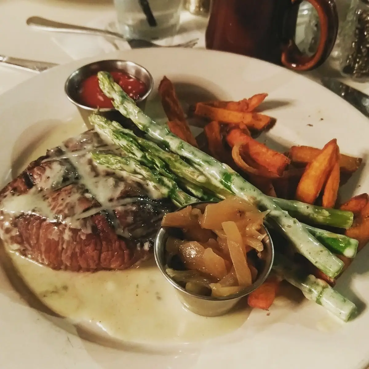 Sirloin with Blue Cheese