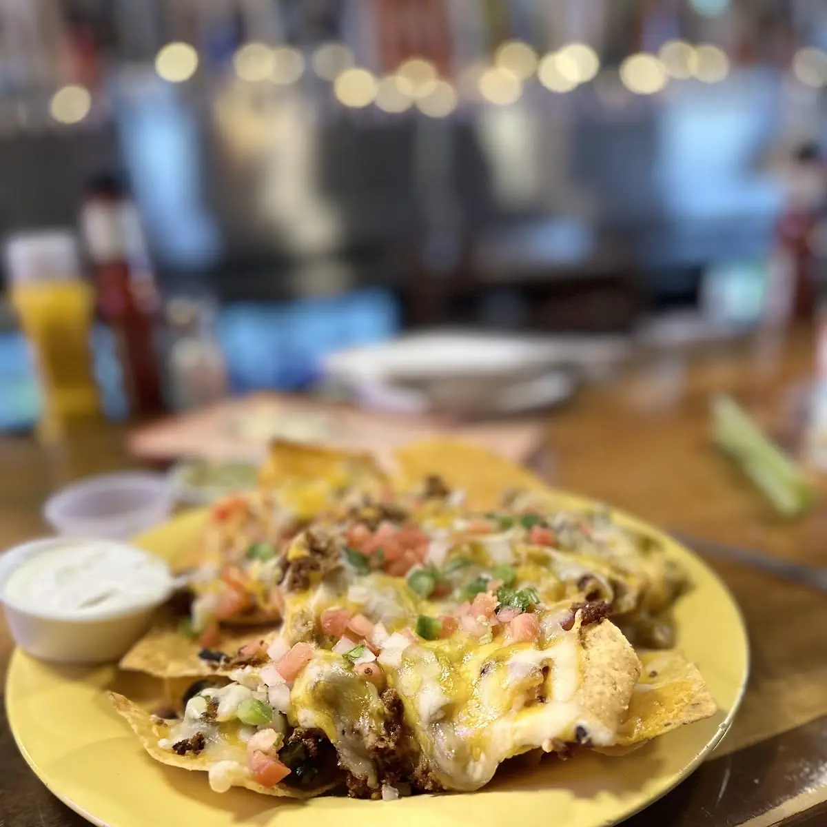Seven Layer Cheese Nachos