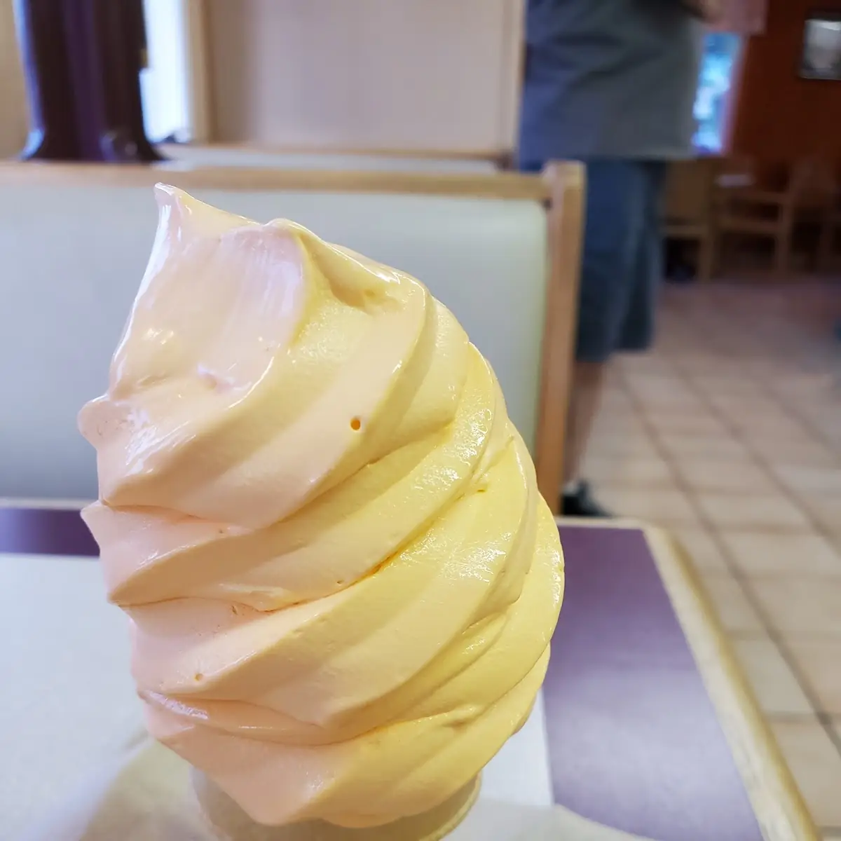 Creamsicle Ice Cream Cone