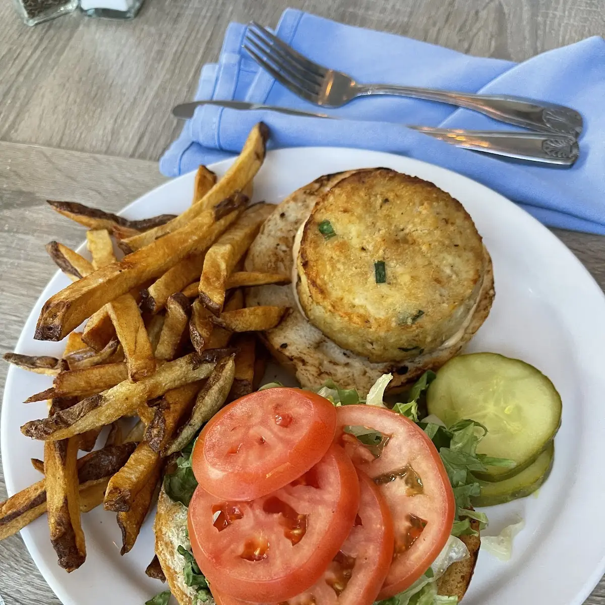 Vegan Crab Cake Sandwich