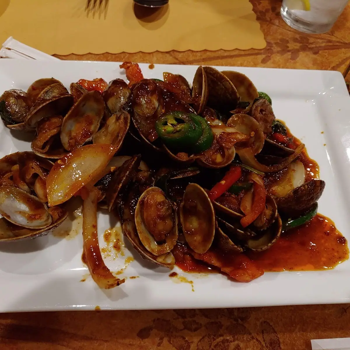 Baby Clams & Basil in Thai Chili Paste