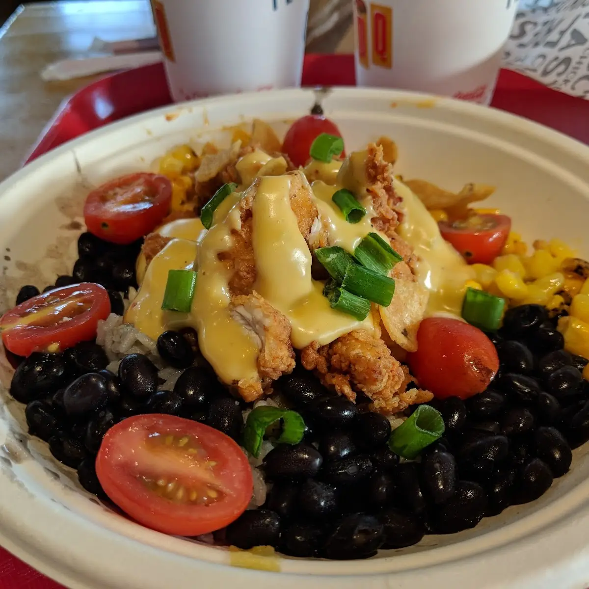 Queso Chicken Bowl