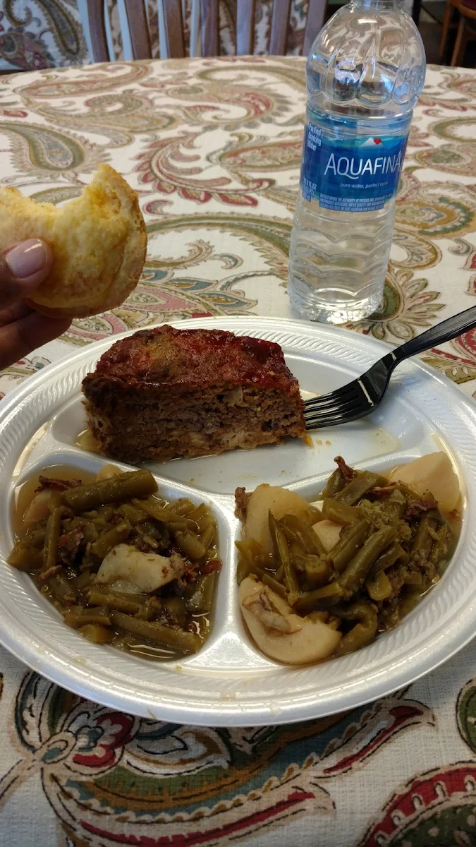 Meatloaf Green Beans and Potatoes
