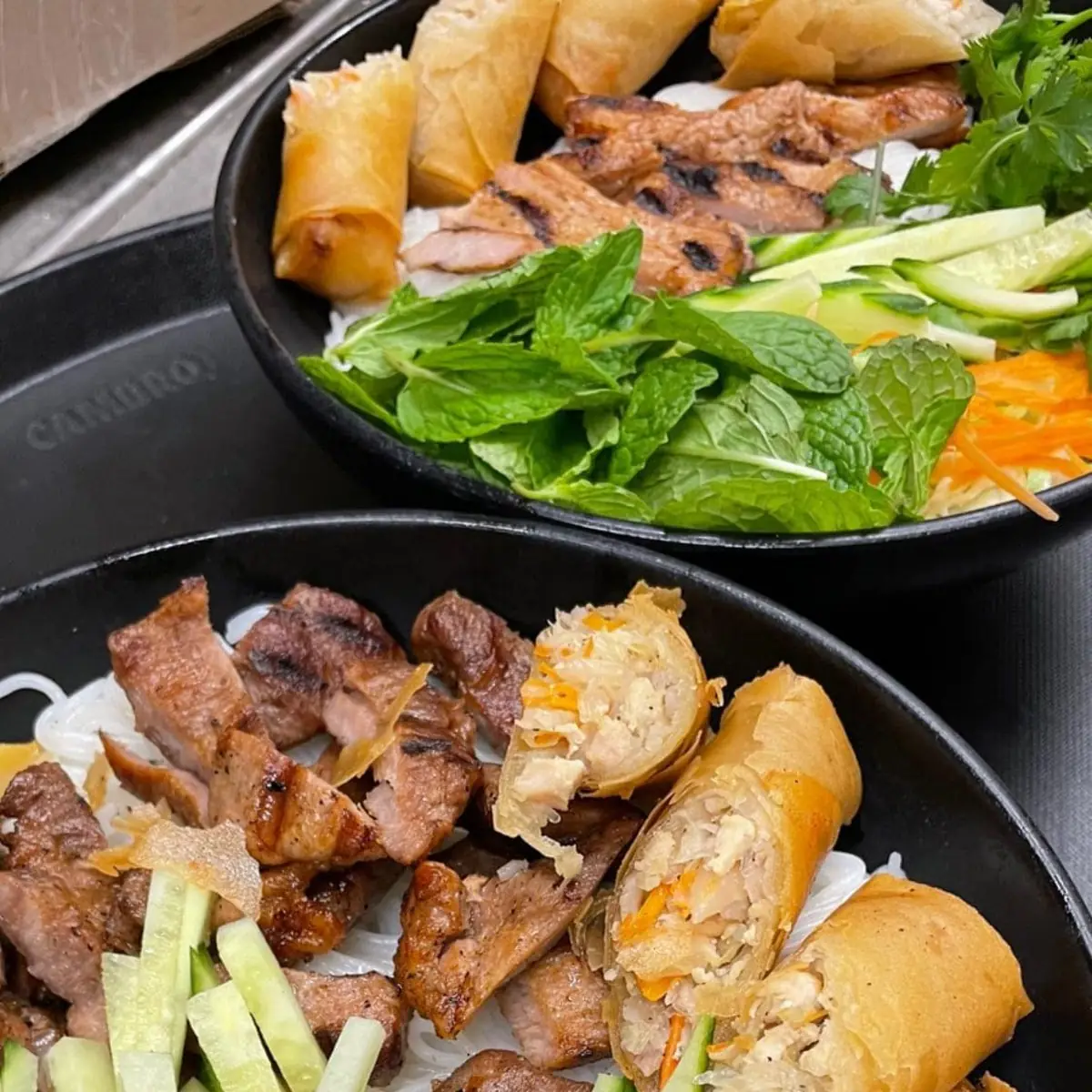 Pork Bun Noodle Bowl
