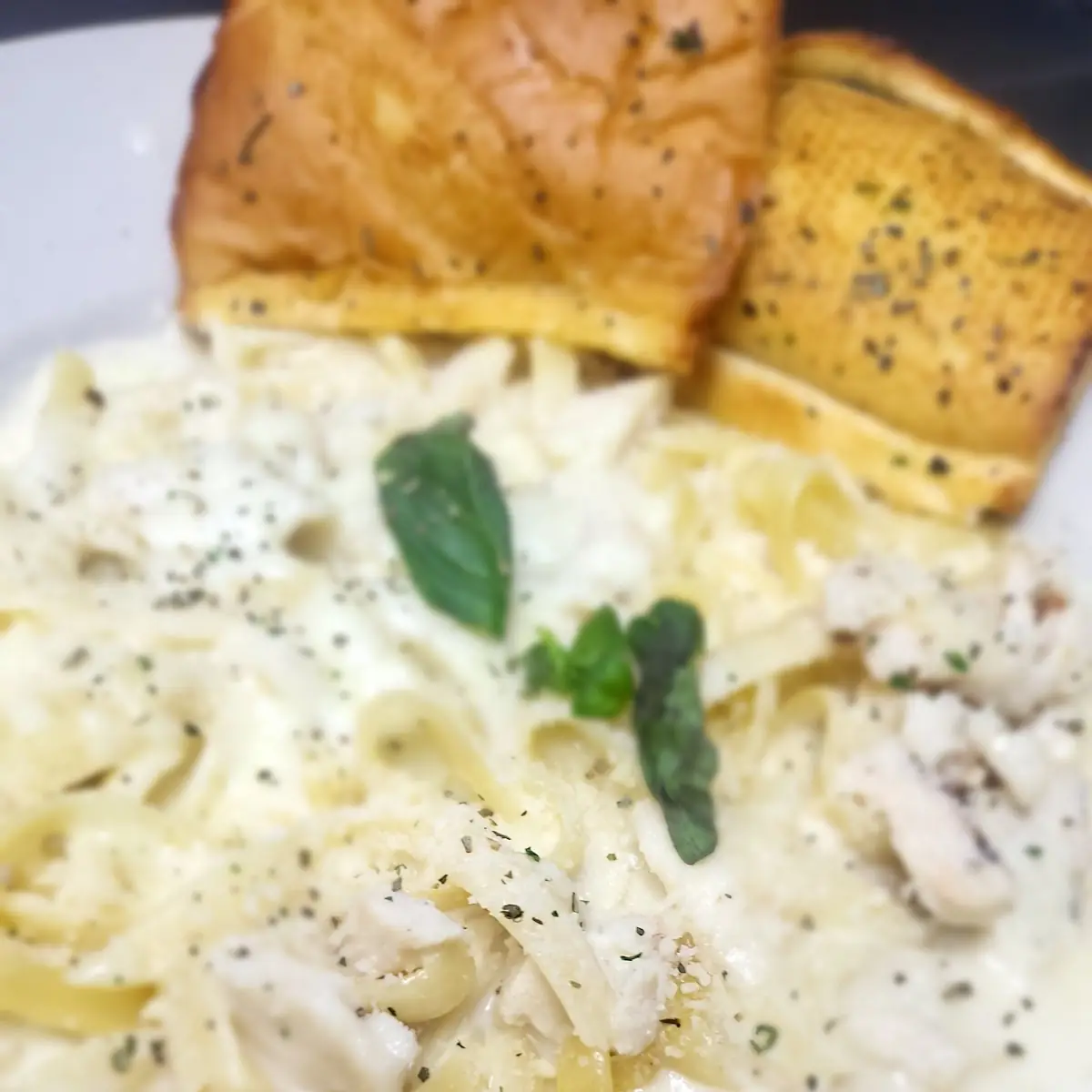 Lasagna with Garlic Bread Lunch Special