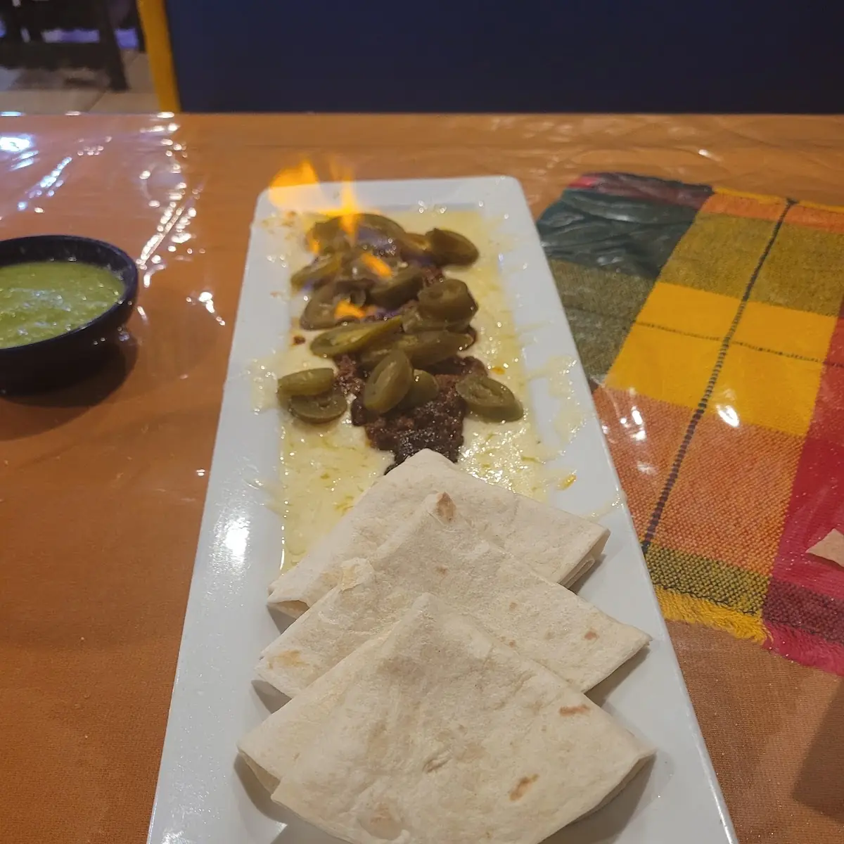 Flaming Queso Dip