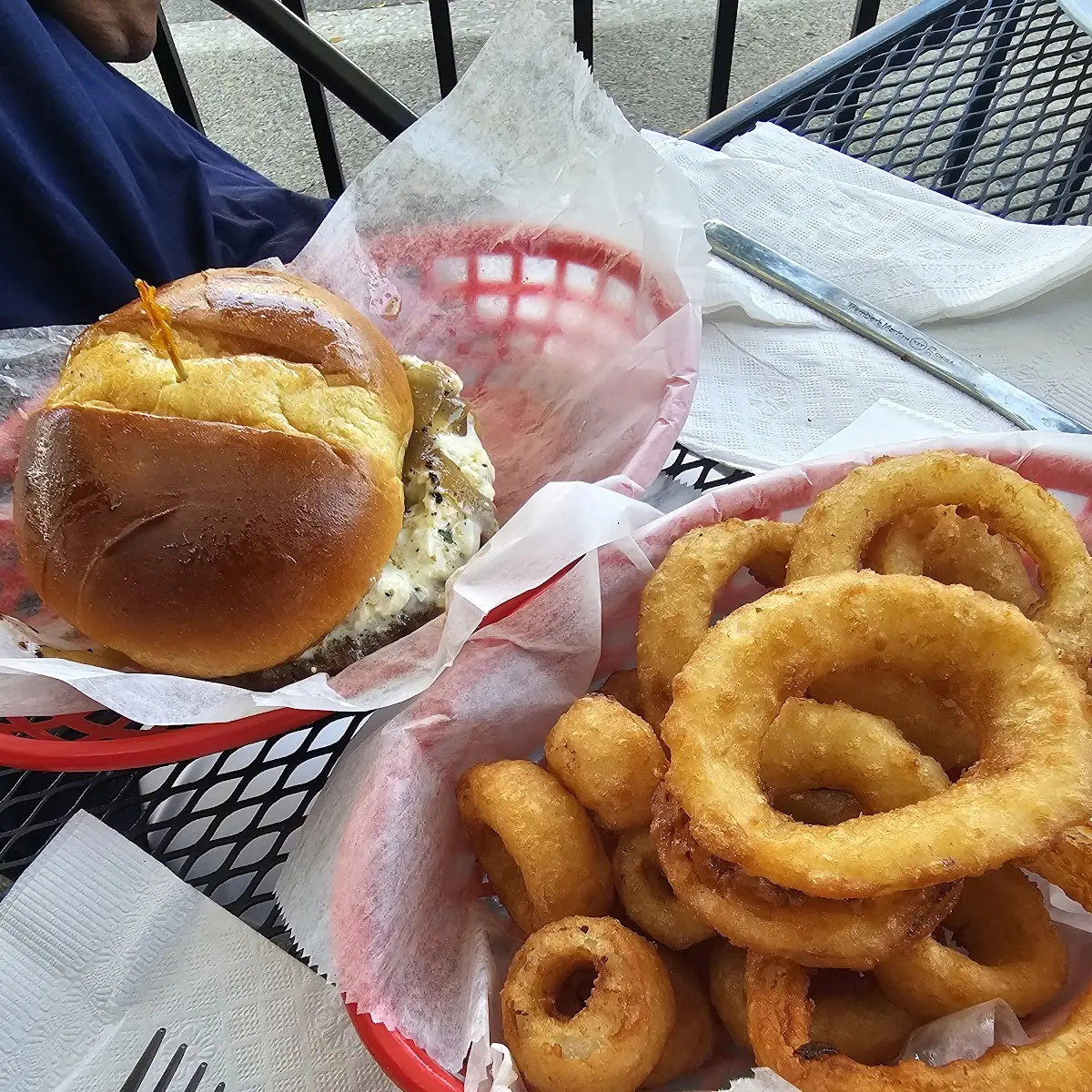 Basket Onion Rings