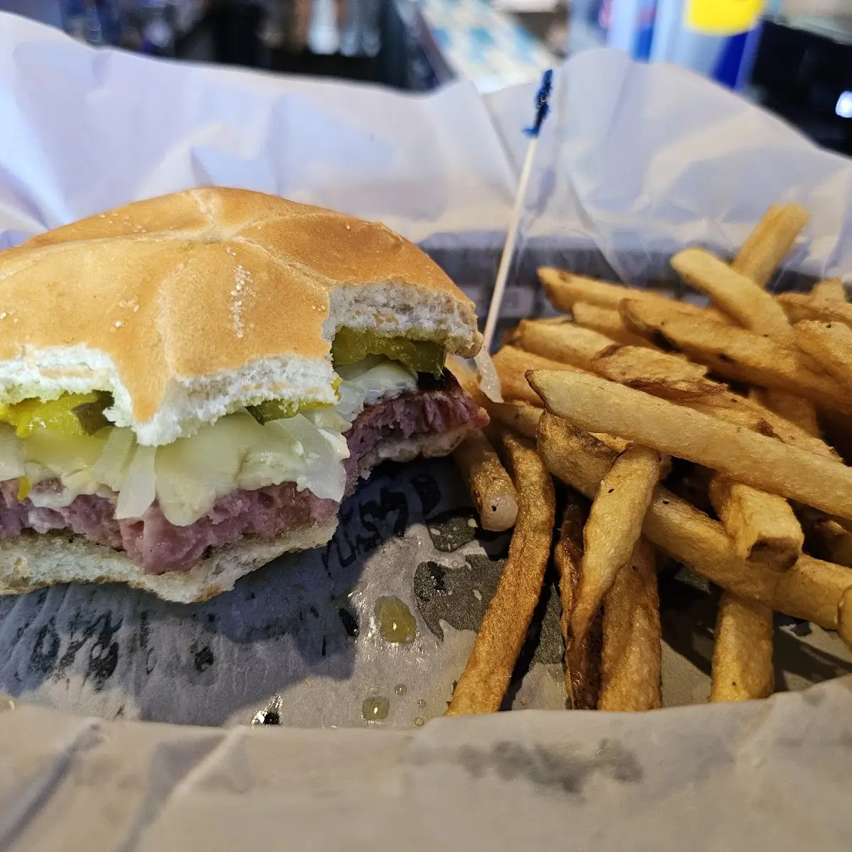 Fried Bologna Sandwich