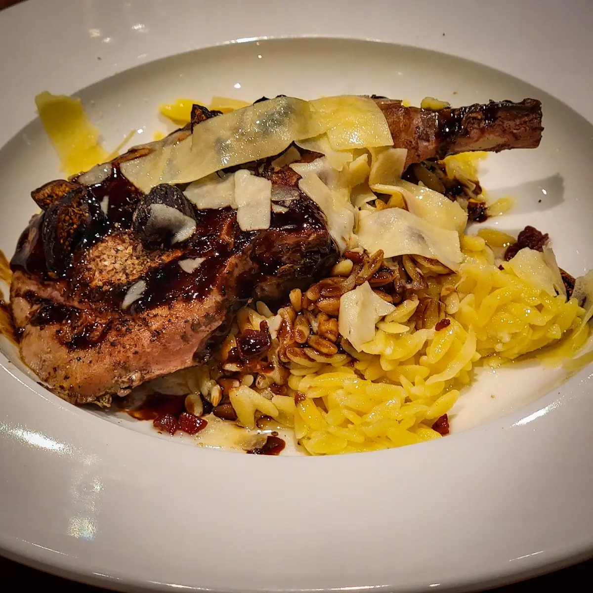 Fig and Balsamic Pork Chop