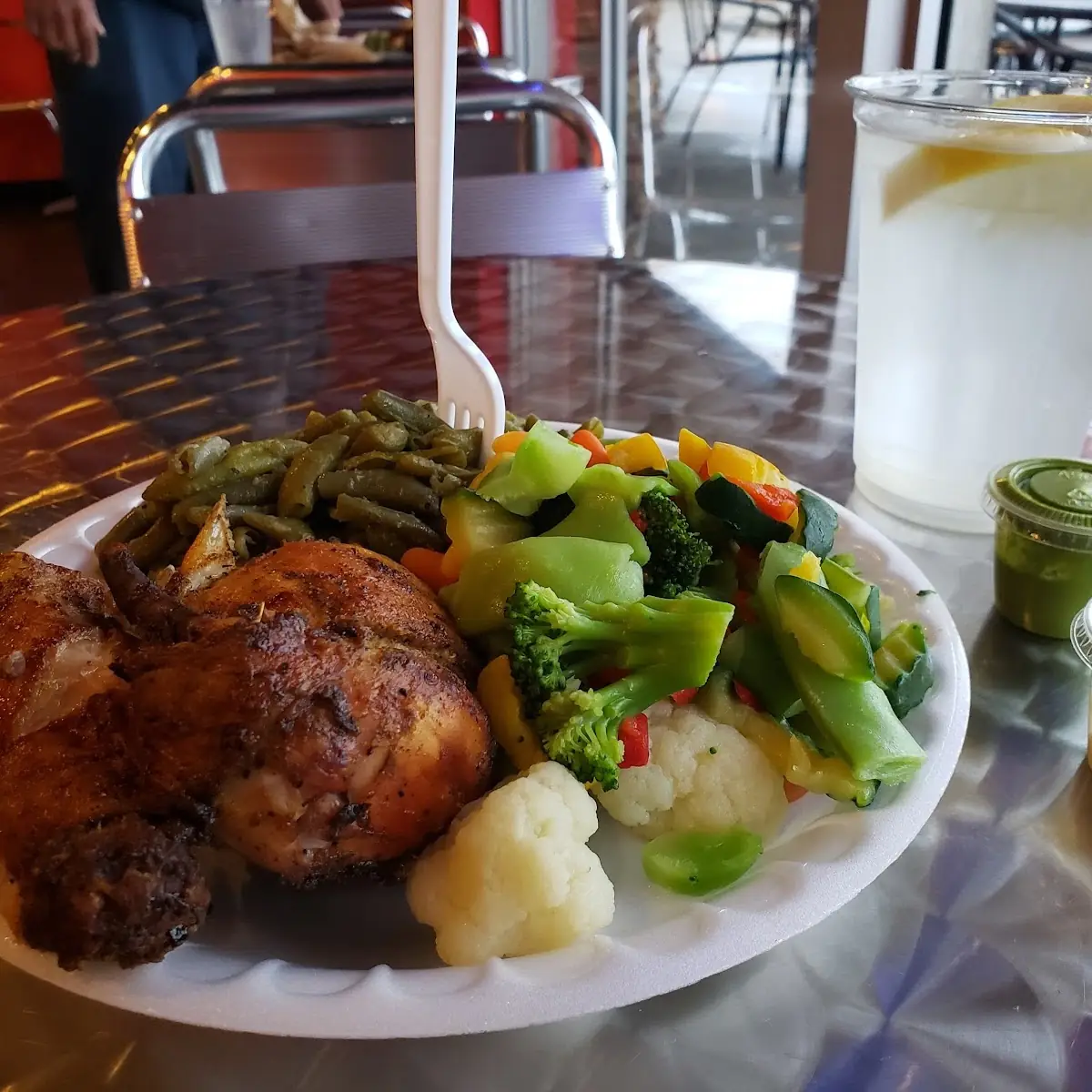 1 4 Chicken Green Beans Mixed Veggies