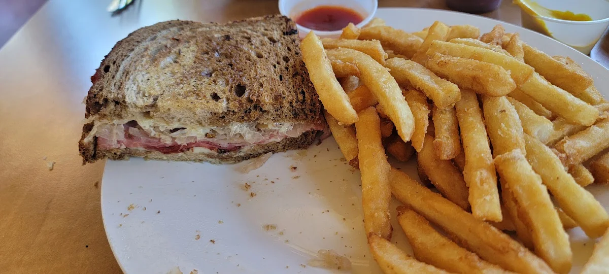 Ruben Sandwich and Fries