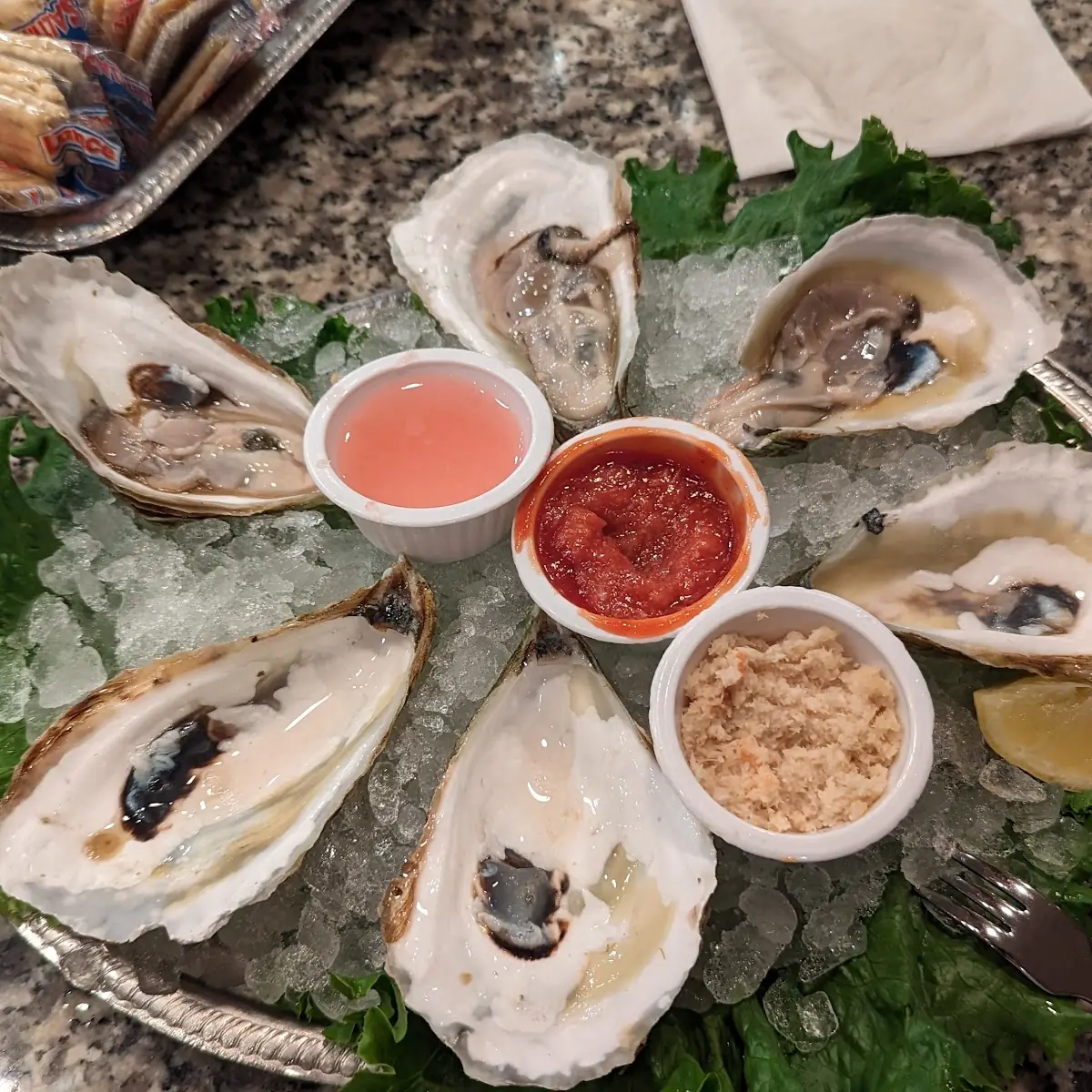 Raw Oysters on the Half Shell