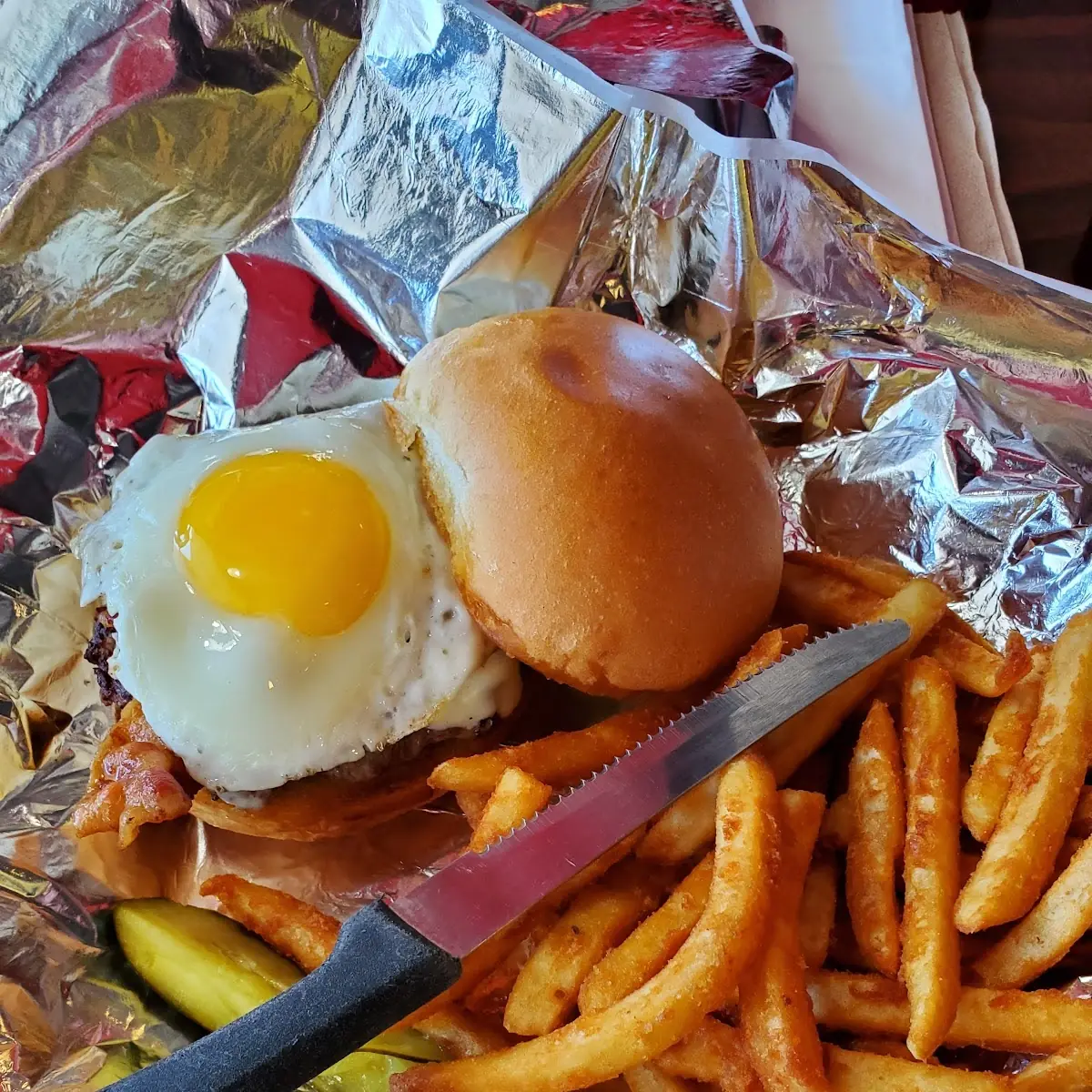 Bacon Egg & Cheeseburger