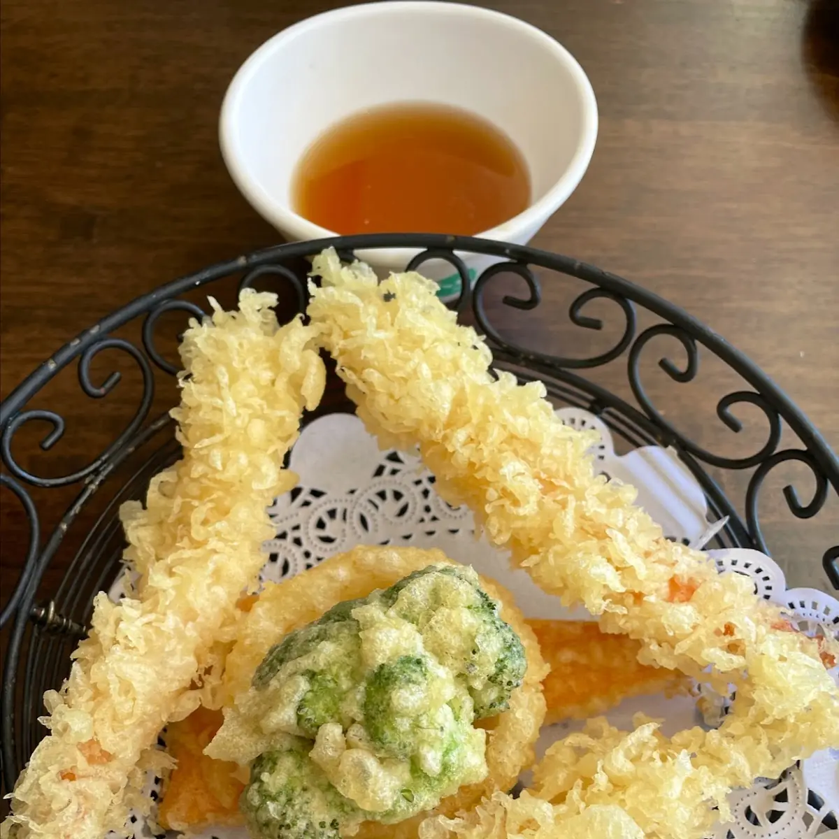 Shrimp and Vegetable Tempura Appetizer