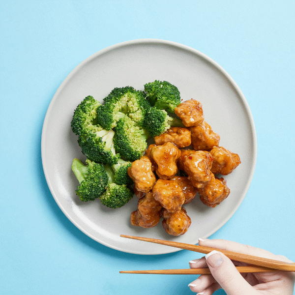 Orange Chicken & Broccoli