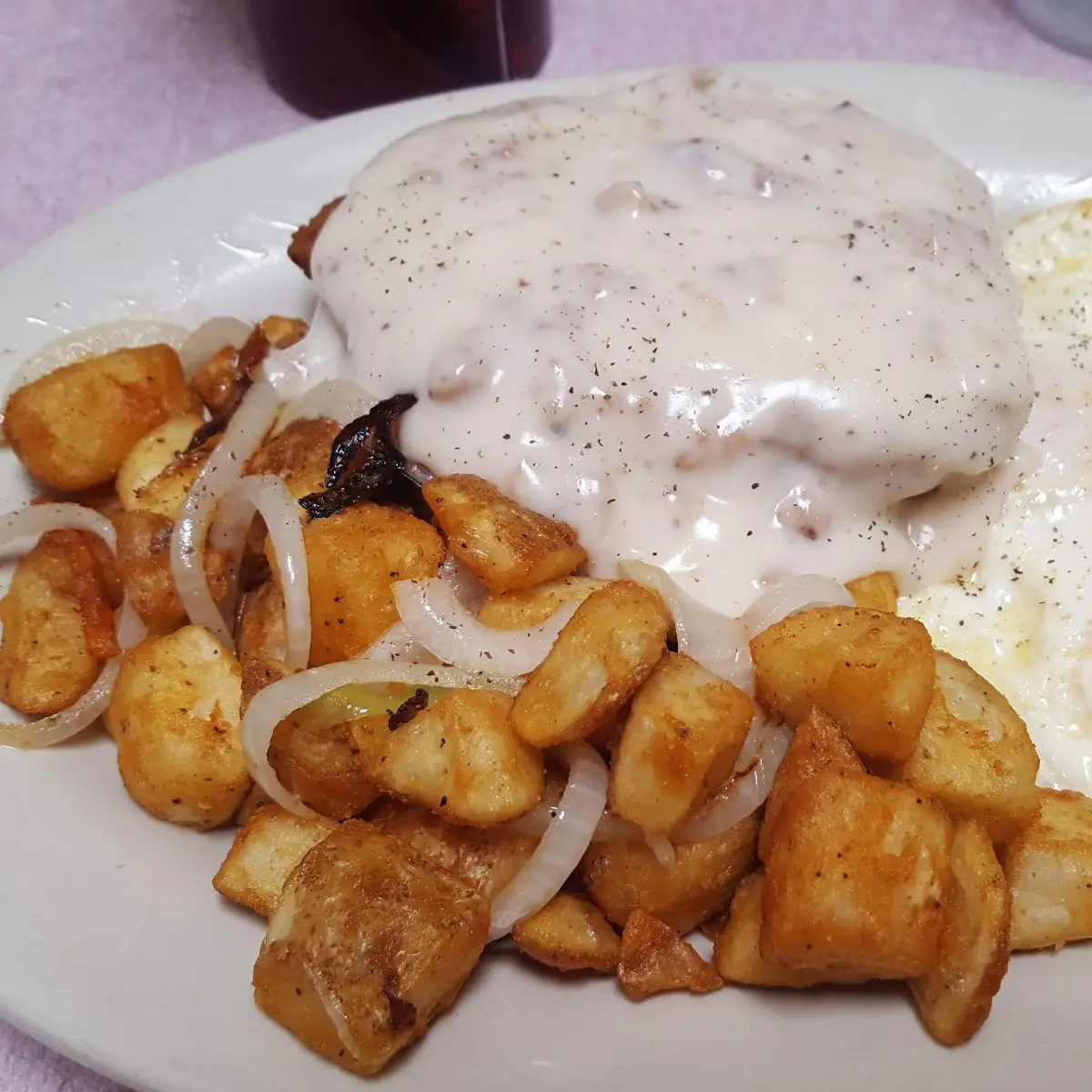 Chicken Fried Steak and Eggs