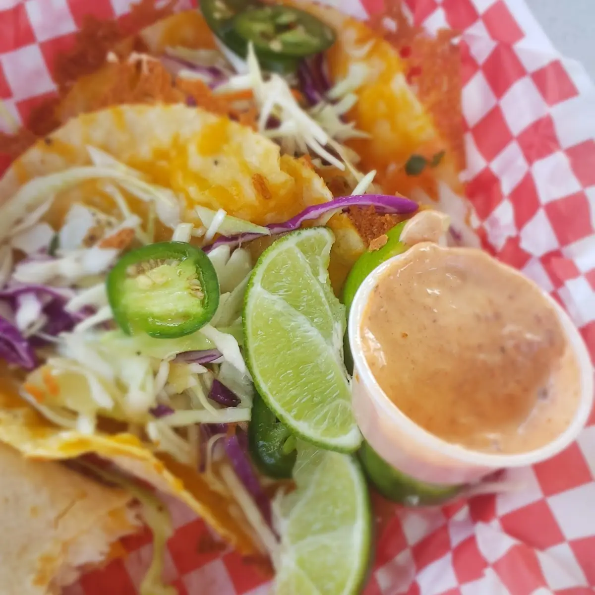 Grilled Fish Tacos & Grilled Chicken Tacos