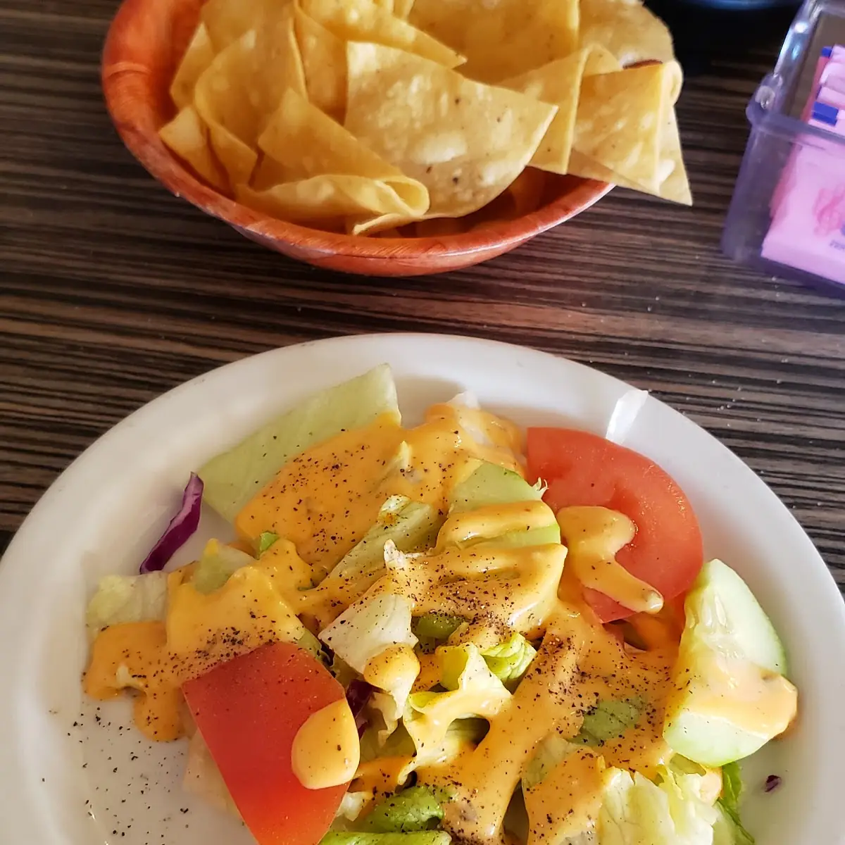 Salad with Thousand Island Dressing