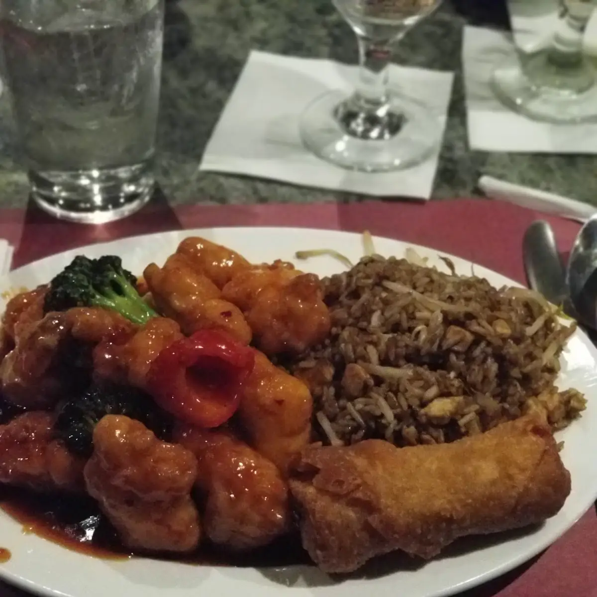 General Tao's Chicken Fried Rice Egg Rolls