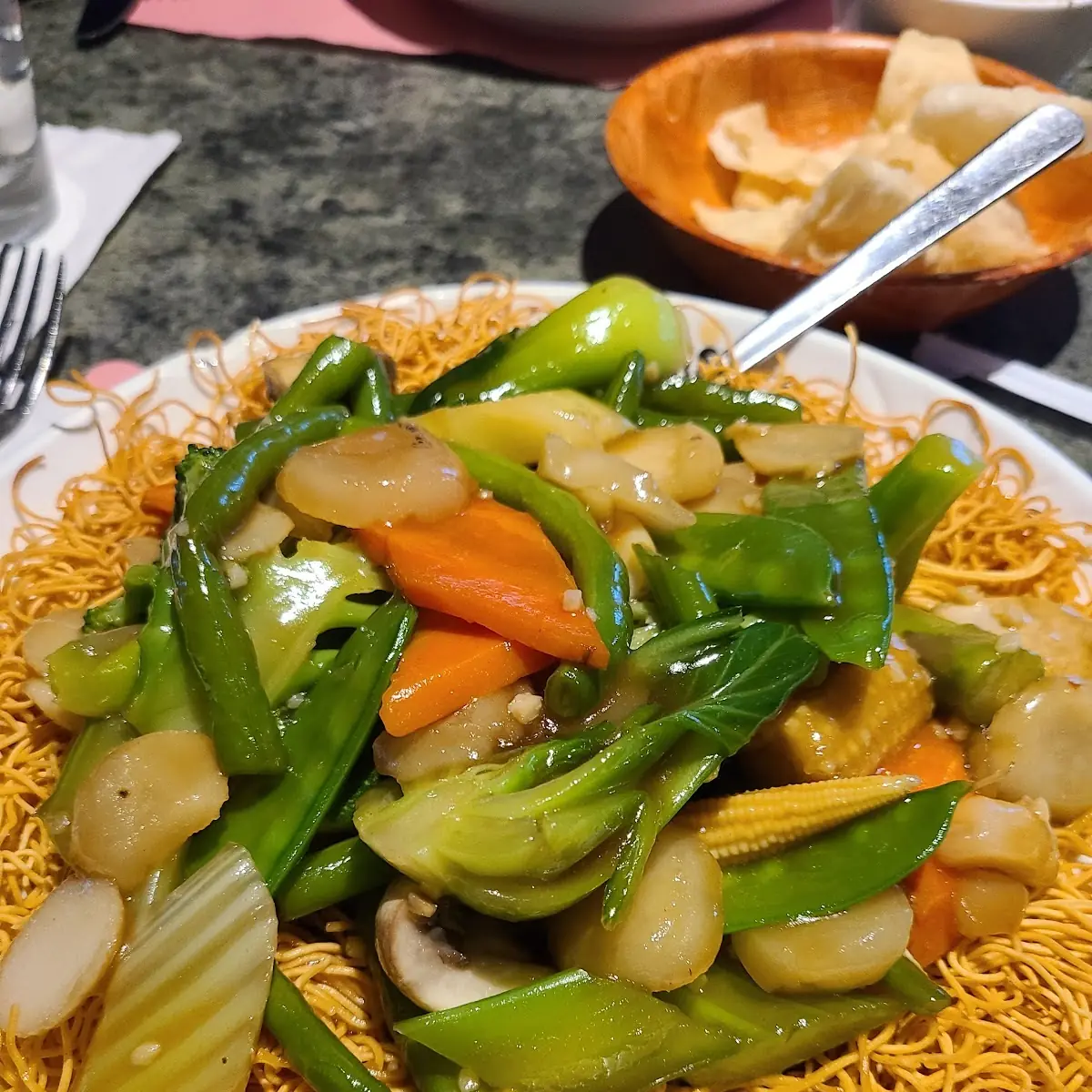 Veg Pan Fried Noodle