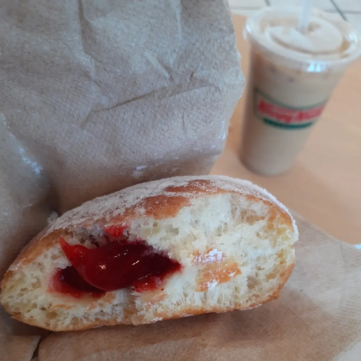 Raspberry Jelly Doughnut