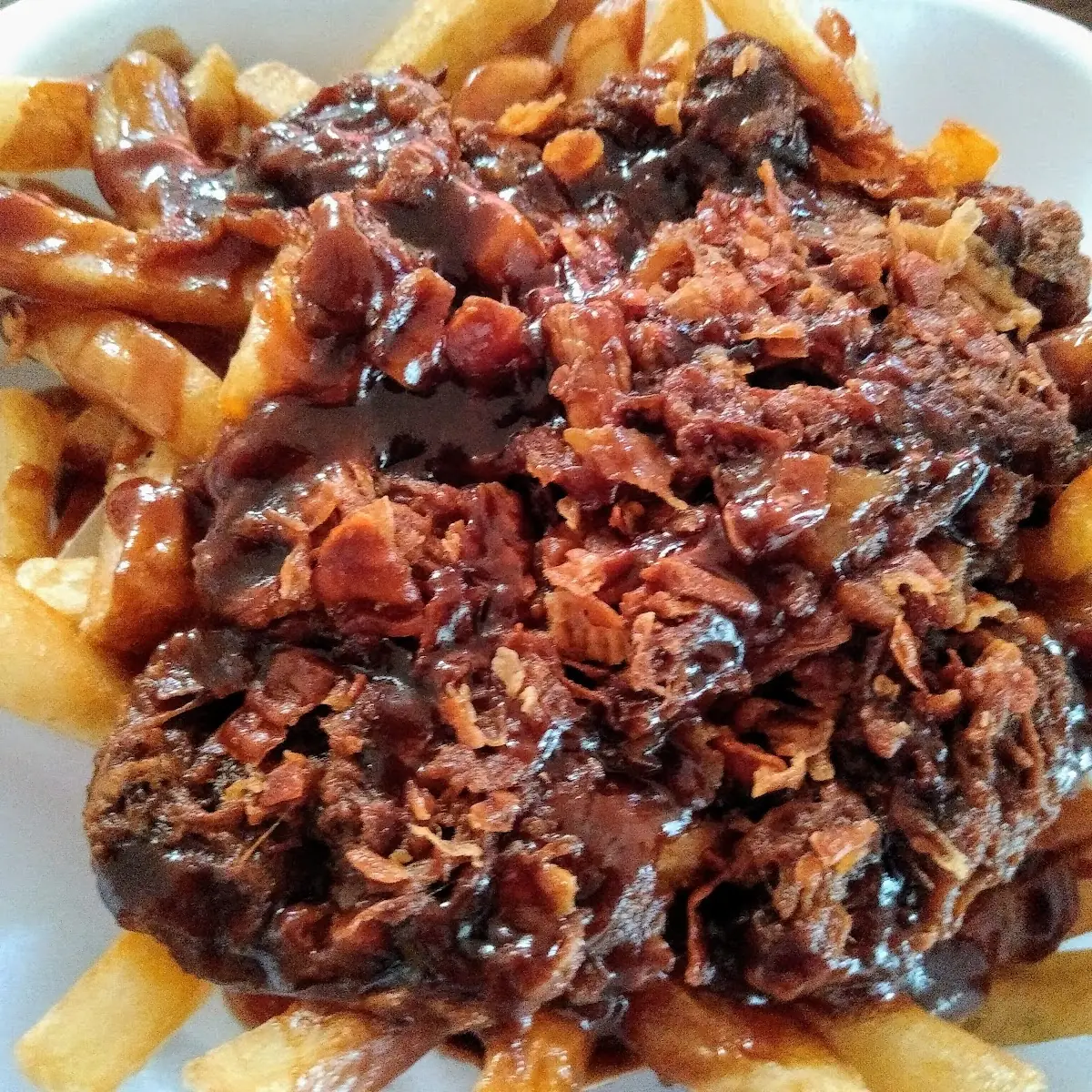 Pulled Pork over Fries