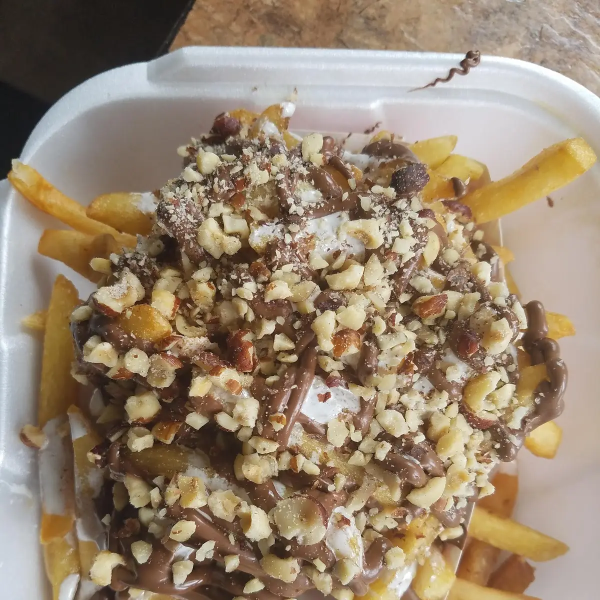 The a-Pork-Alpse Fries