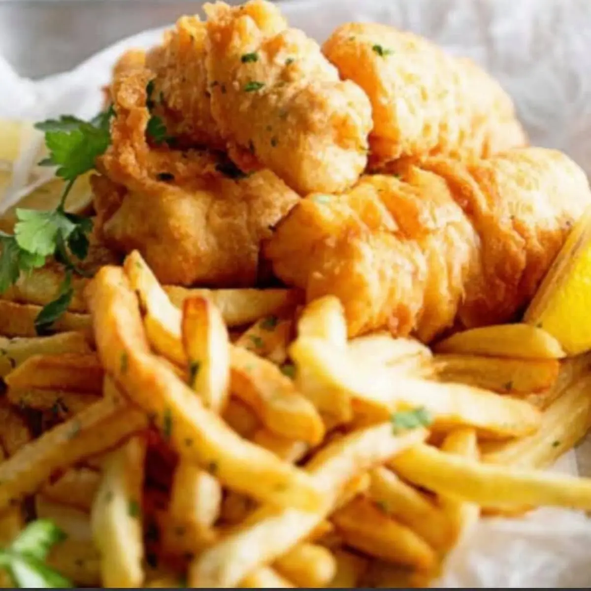 Beer Battered Fish & Chips