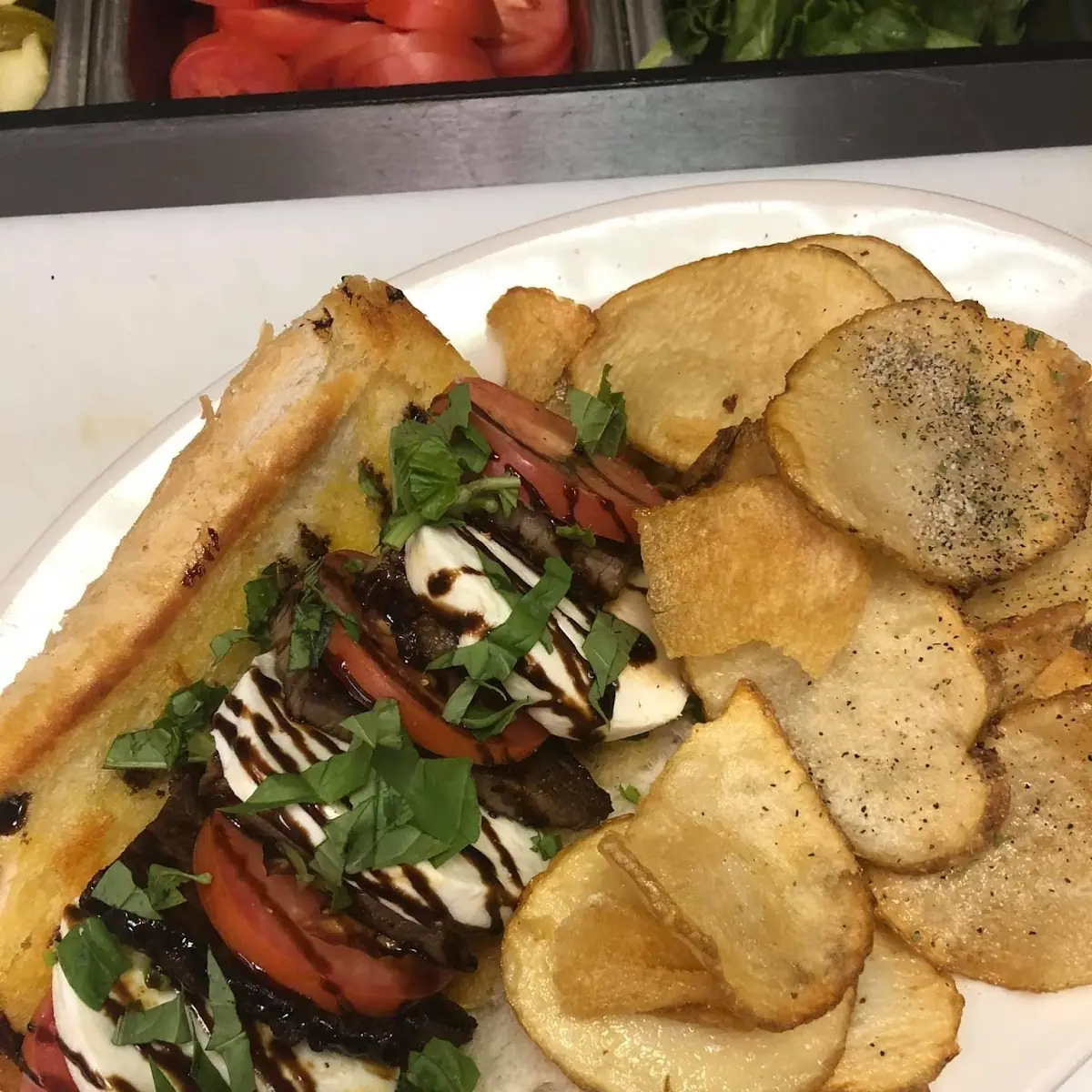 Caprese Steak Sandwich