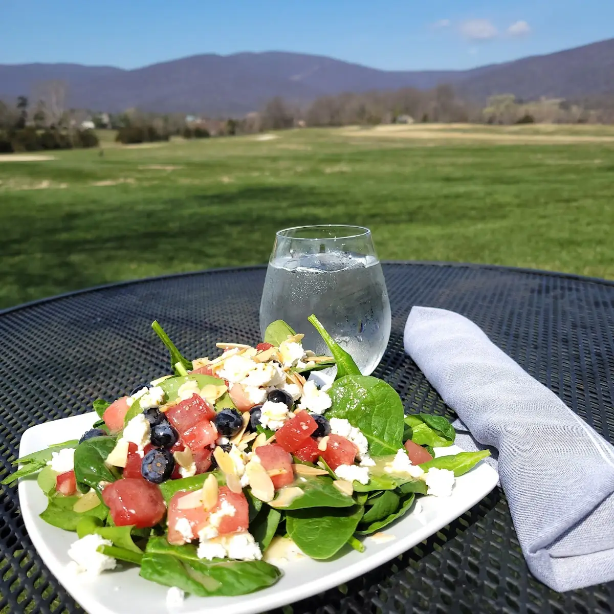 Blueberry Watermelon Salad