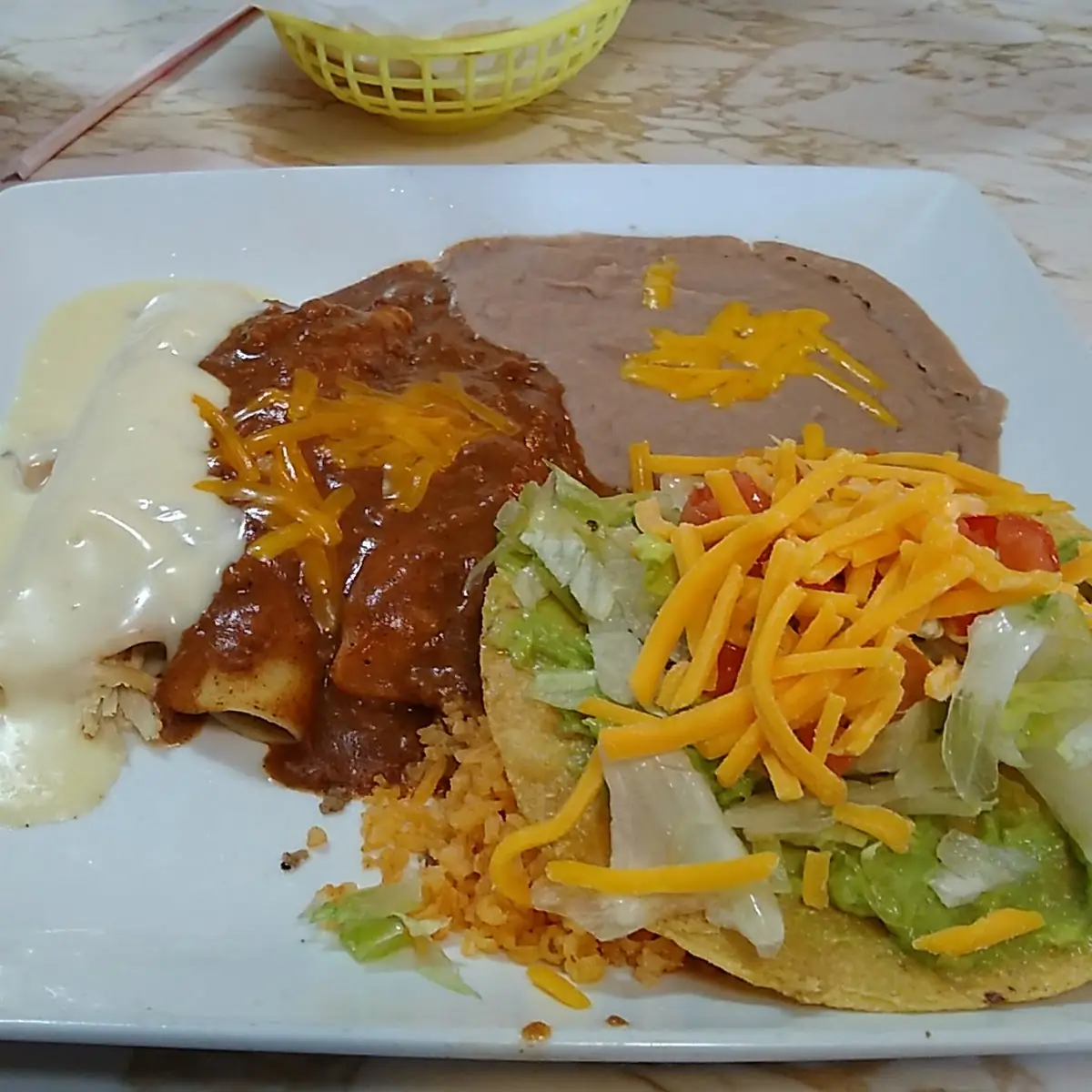 Enchiladas Beef and Chicken Soft Taco