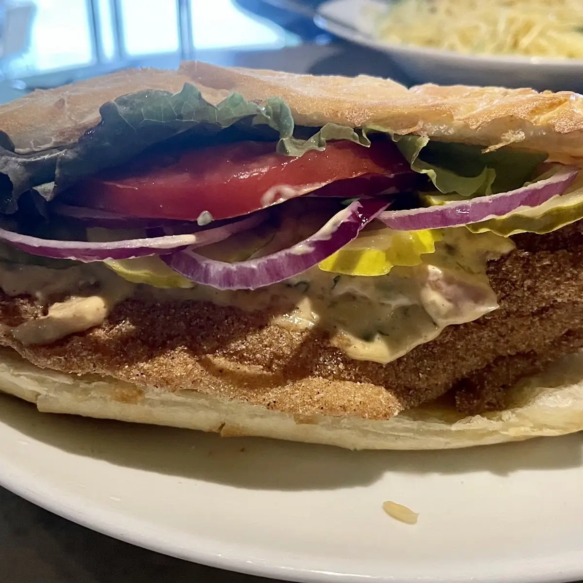 Cornmeal Encrusted Basa Fish Sandwich