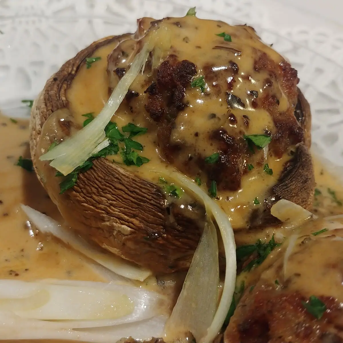 Uptown's Classic Stuffed Mushrooms