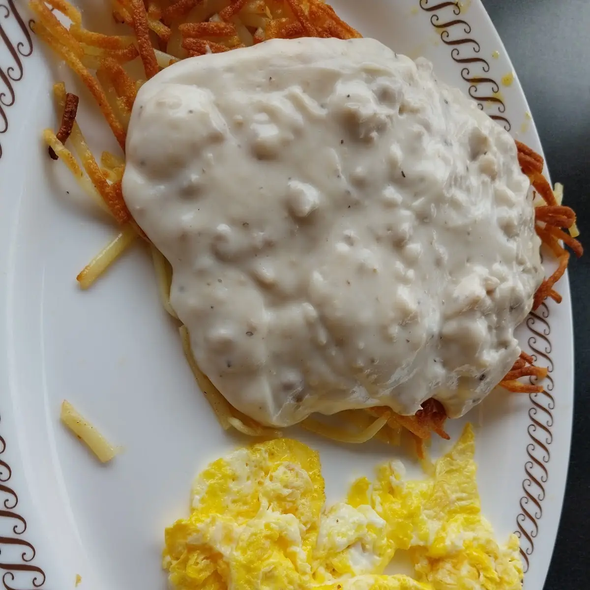 Grilled Biscuit & Gravy