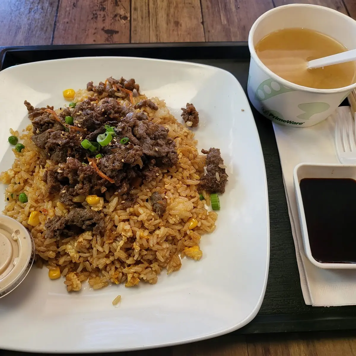 Beef Bulgogi Fried Rice w Miso