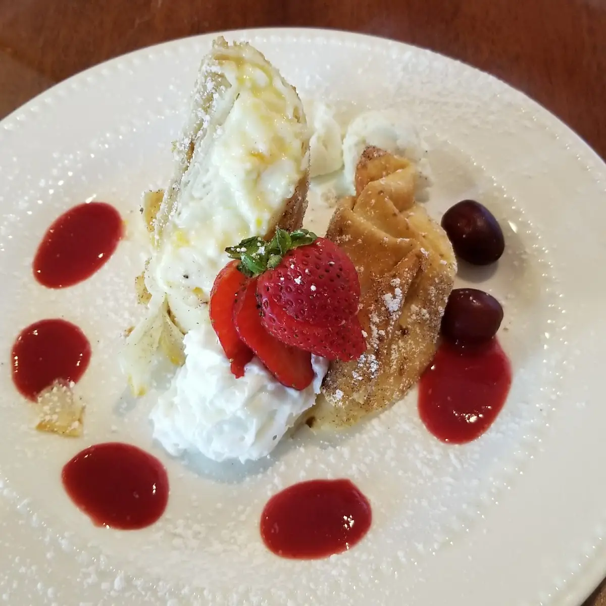 Mango Cream Cheese Chimichanga