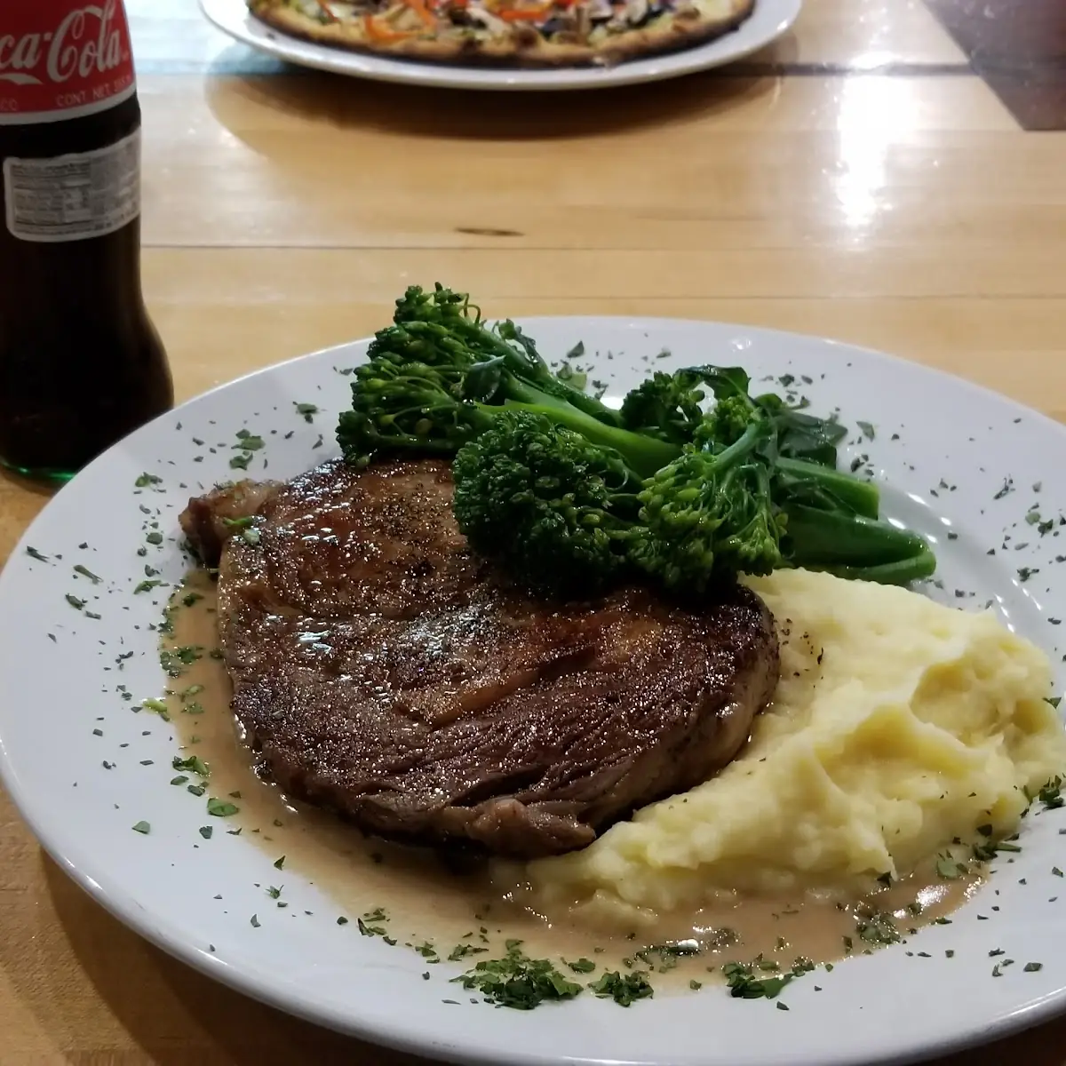 The Ribeye Steak Med Rare