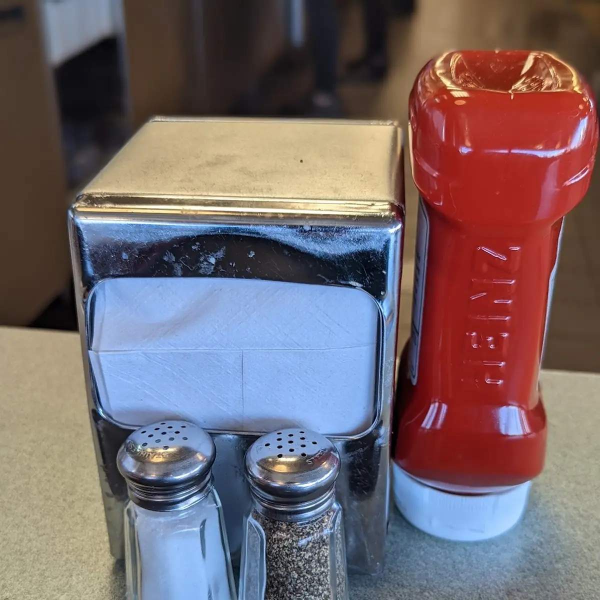 Salt Pepper Ketchup Napkins