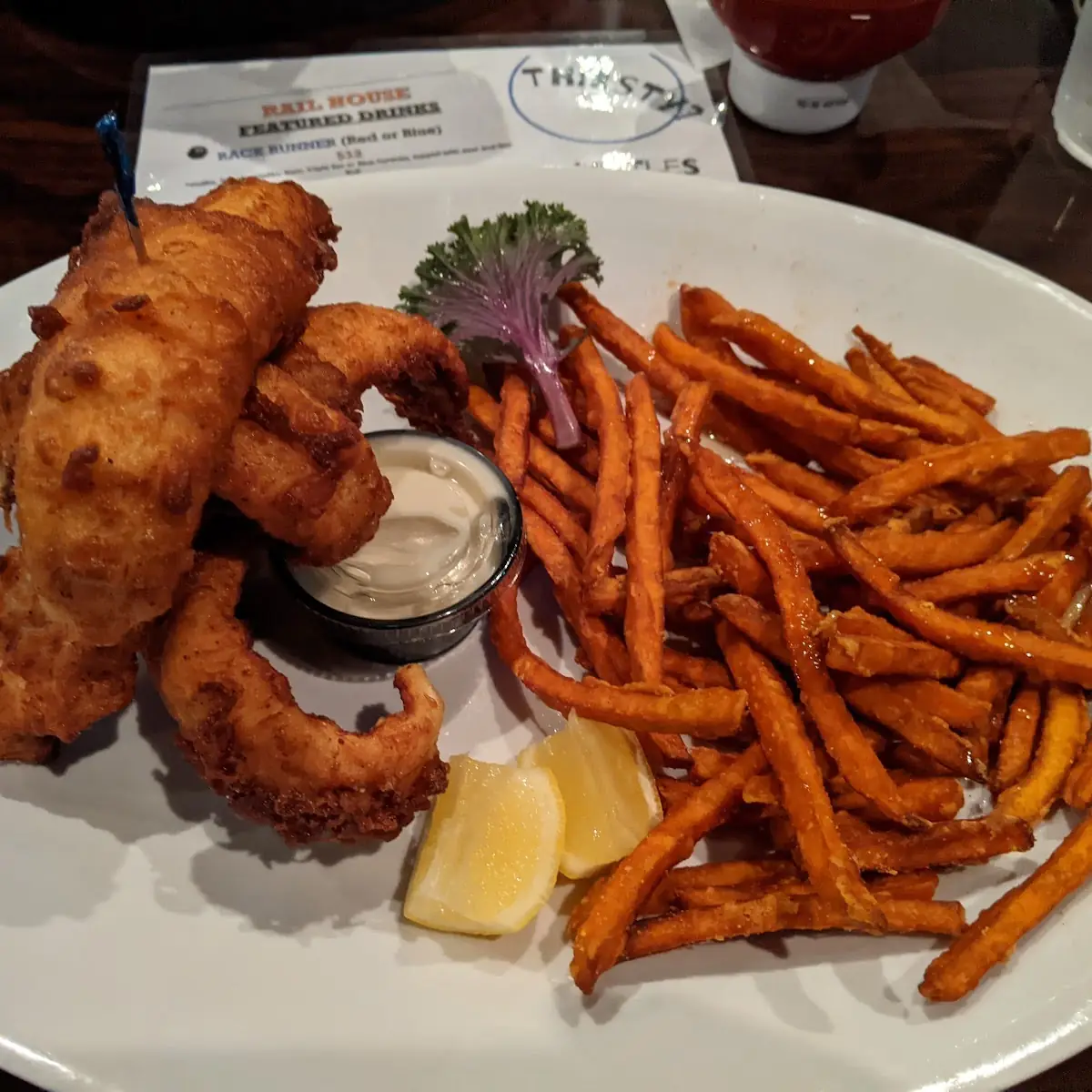 Fried Perch Sweet Potato Fries