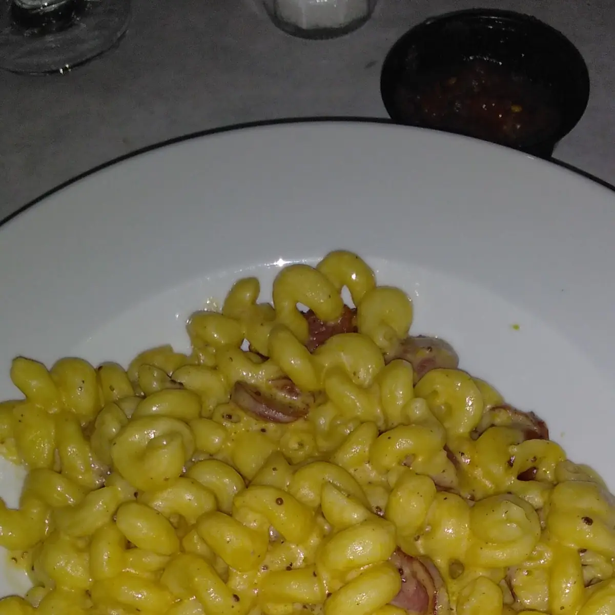 Mac and Cheese with Kielbasa