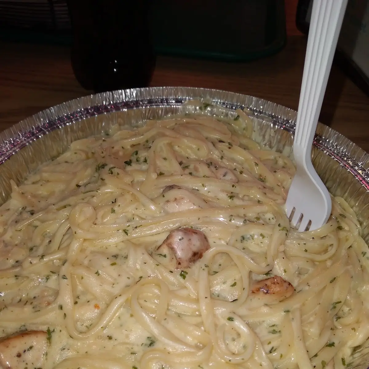 Fettuccine Alfredo with Chicken