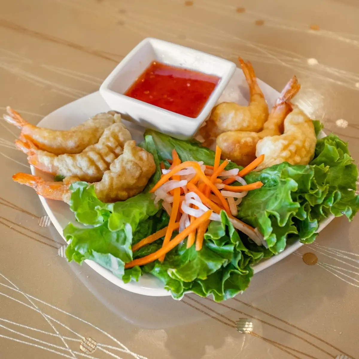 Crispy Deep Fried Shrimp - Tom Chien
