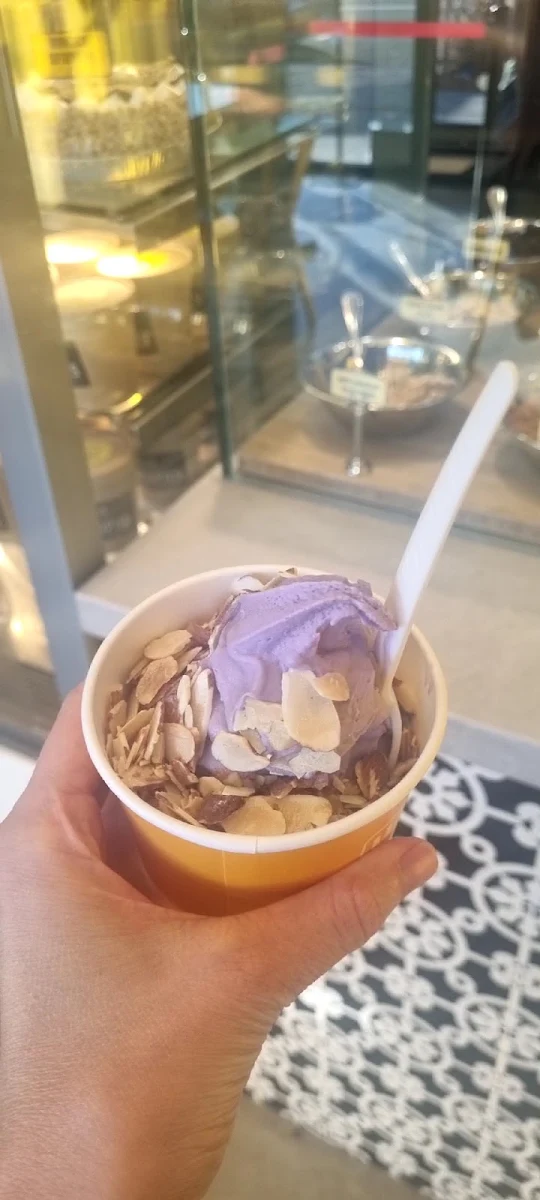 Vegan Ube Ice Cream Float
