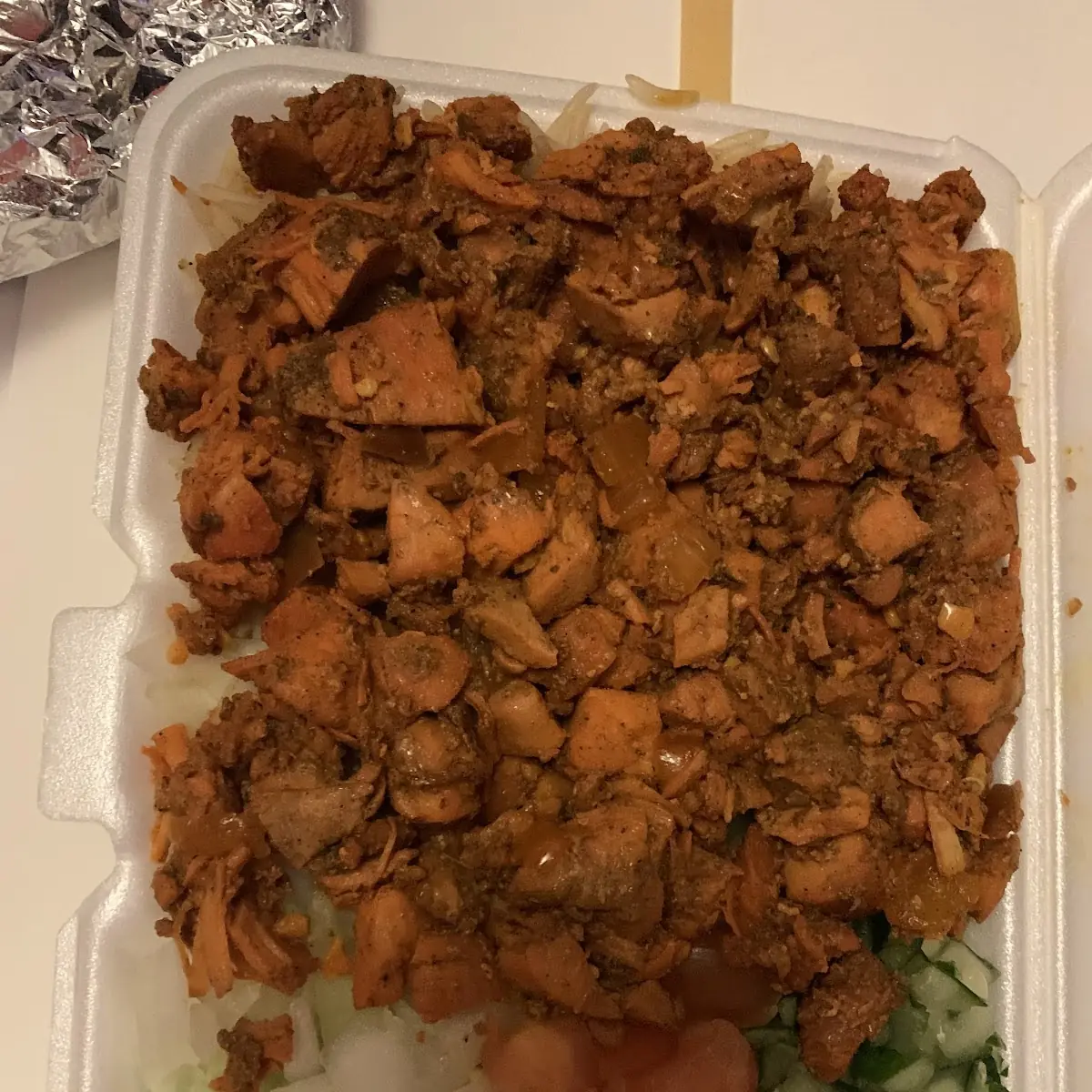 Chicken Rice Platter with Salad