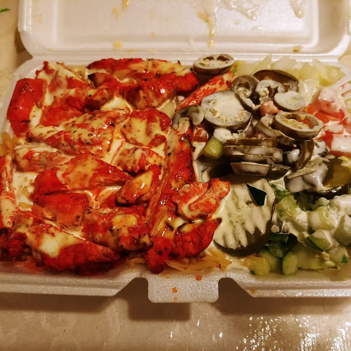 Chicken Tikka over Rice