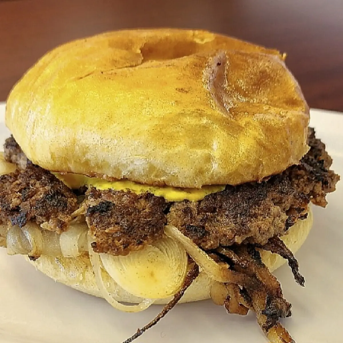 Famous Fried Onion Burger