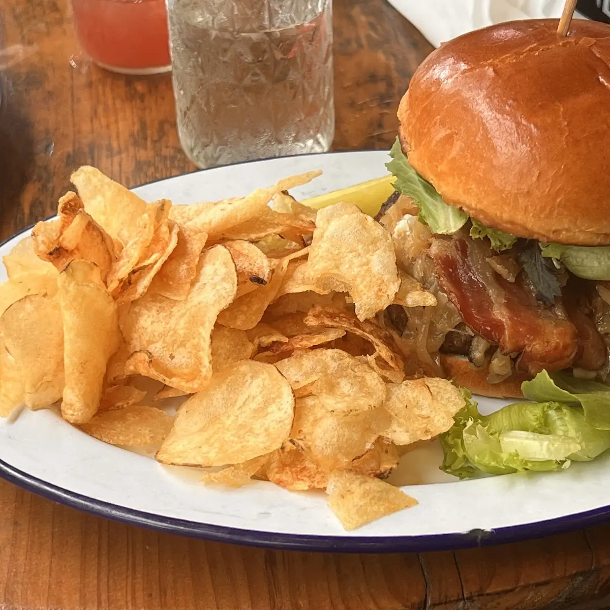 Rodeo Burger with Fries