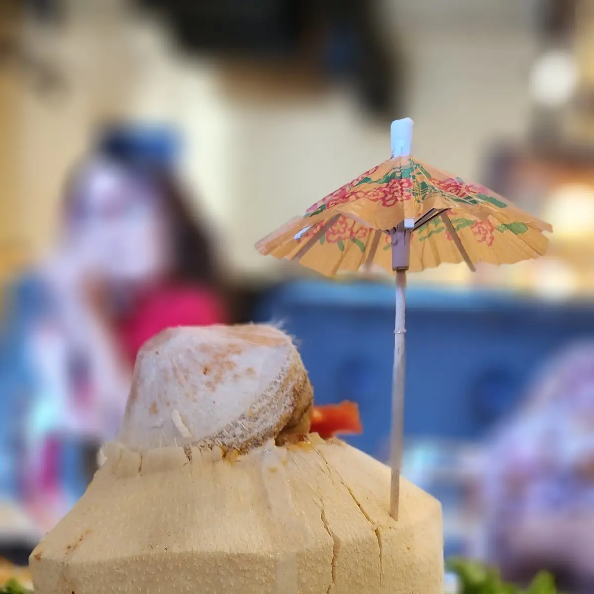 Fresh Coconut Water in Thai Coconut