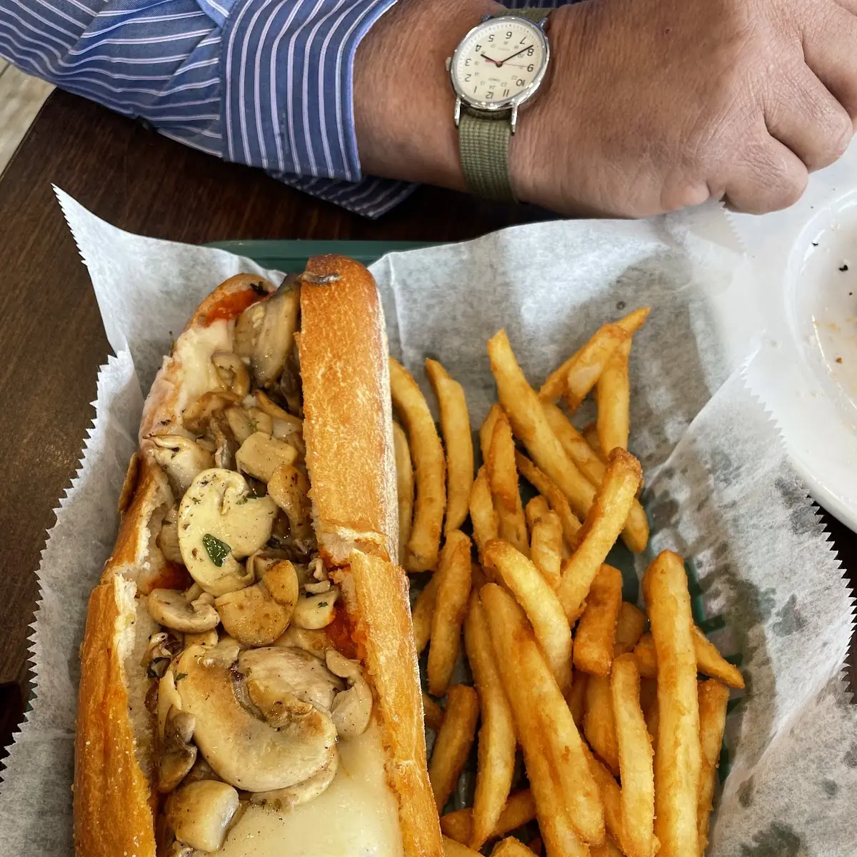 Meatball Sub with Mushrooms