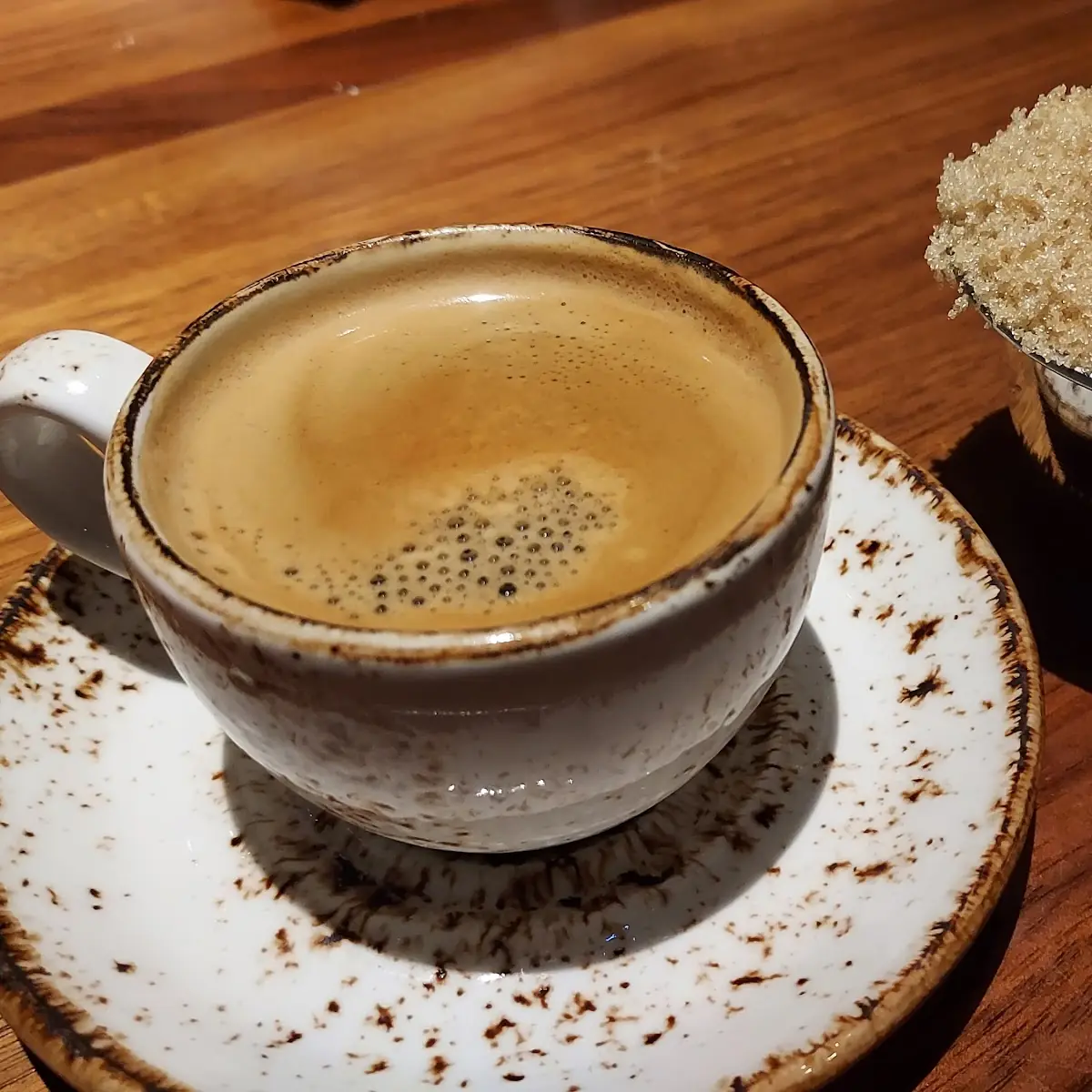 Espresso with Brown Sugar